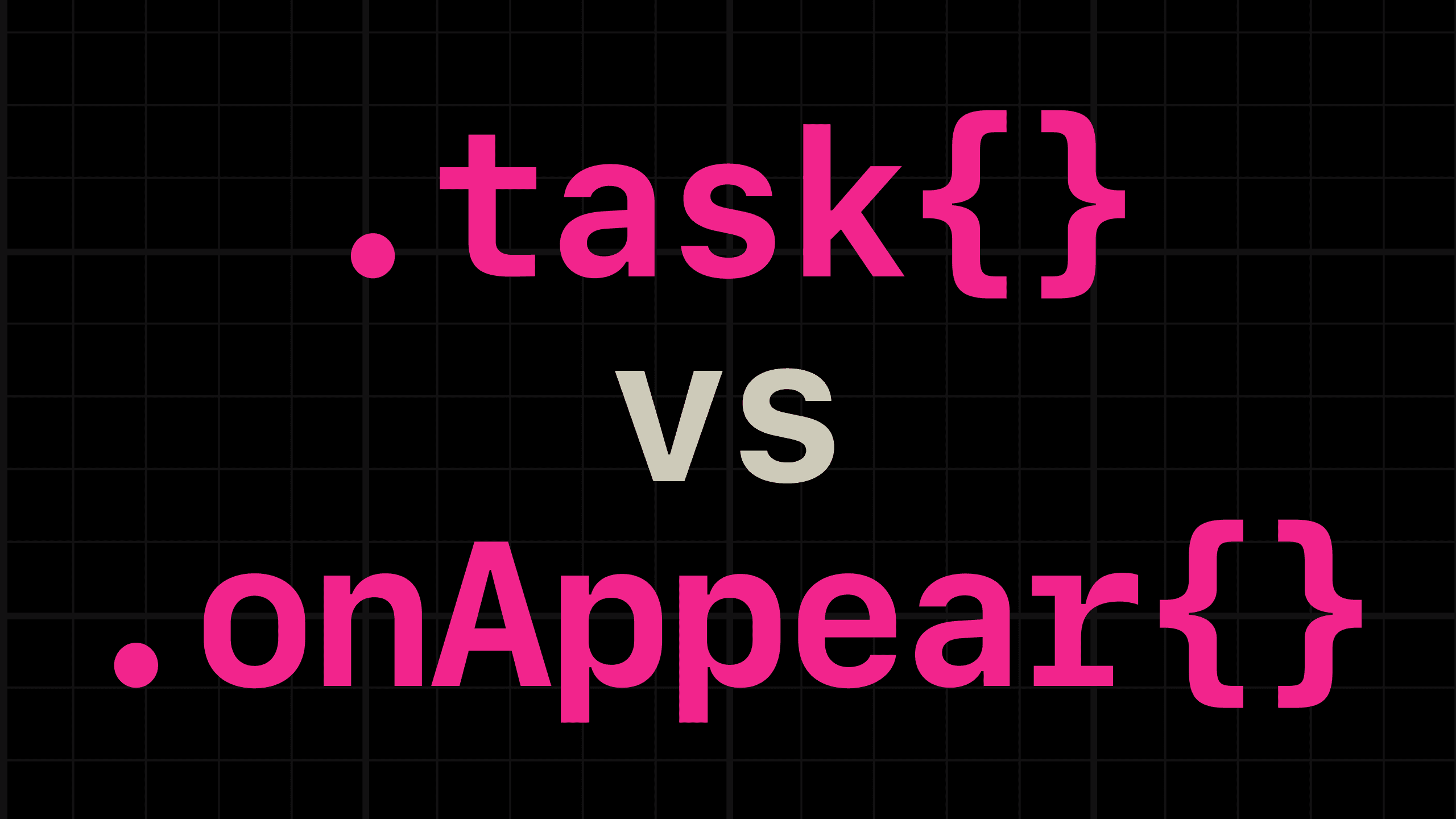 The Essential Difference Between .task and .onAppear in SwiftUI